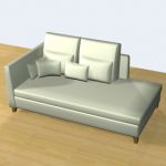 3D модель диван Sofa Flexform Victor Large 4