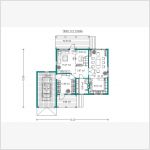 Проект коттеджа (план 1го этажа)