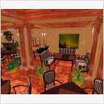 Интерьер. Ресторан в речном порту