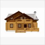 Проект дома из оцилиндровки